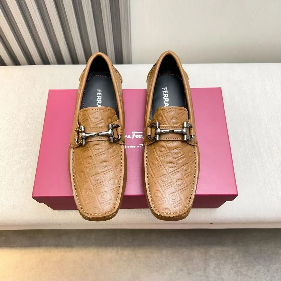 Men's men's shoes 💰620 Ferragamo new high-end quality 🔥 imported cowhide ➕ cowhide lining size 38-45
